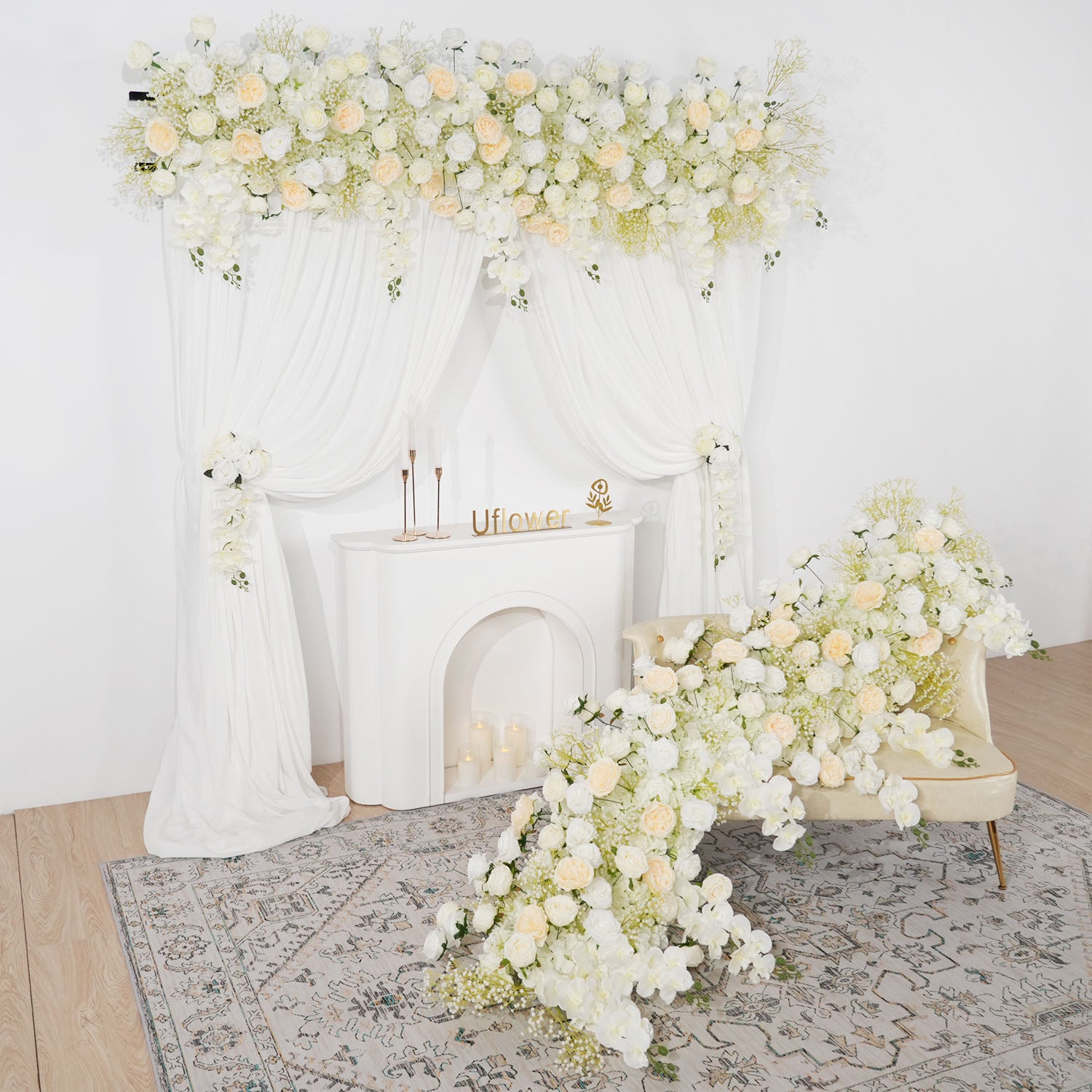 Cream White Butterfly Orchid Background Flower 8 picture